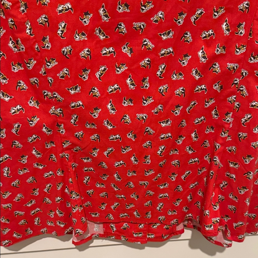 Heart of Haute Kitten Tie top Red Sleeveless Blouse 1X - Picture 7 of 7